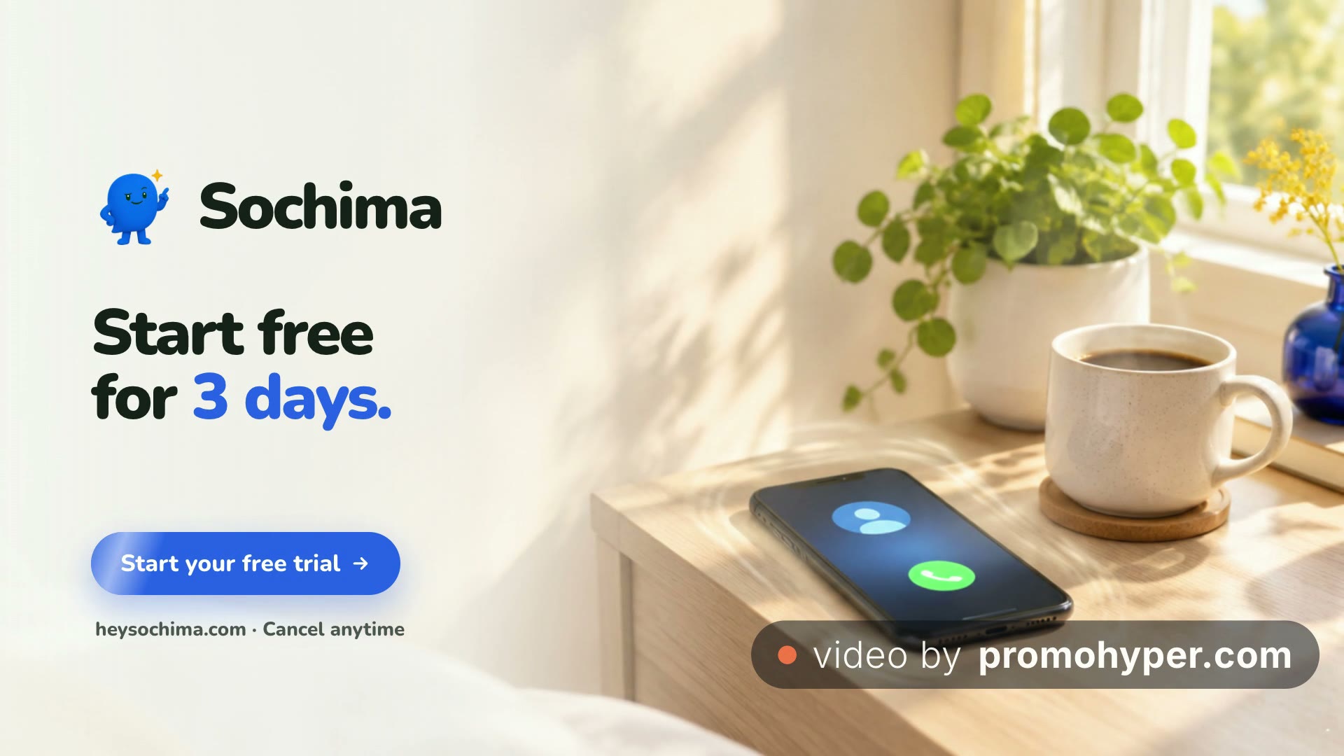 Sochima promo — made as a gift for the product, no editing